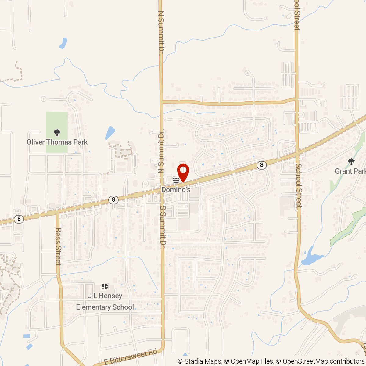 Map of Washington Self Storage - Ragan Ct.